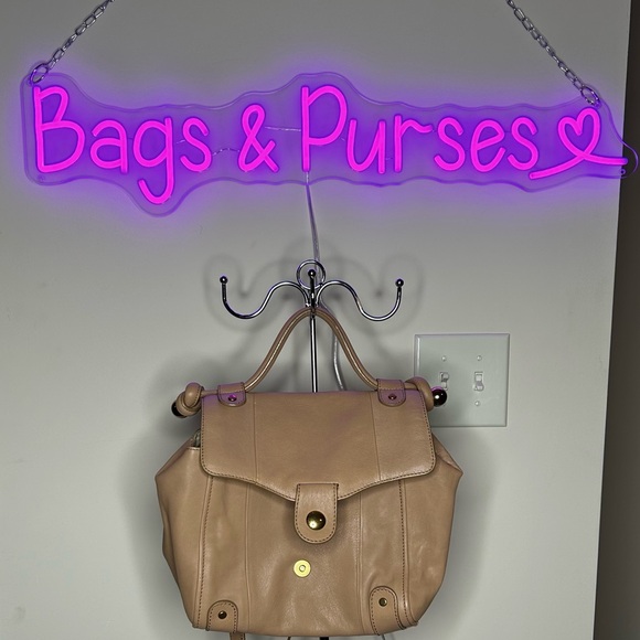 SeeByChloe Beige Leather Handbag Like new cony - Picture 1 of 3